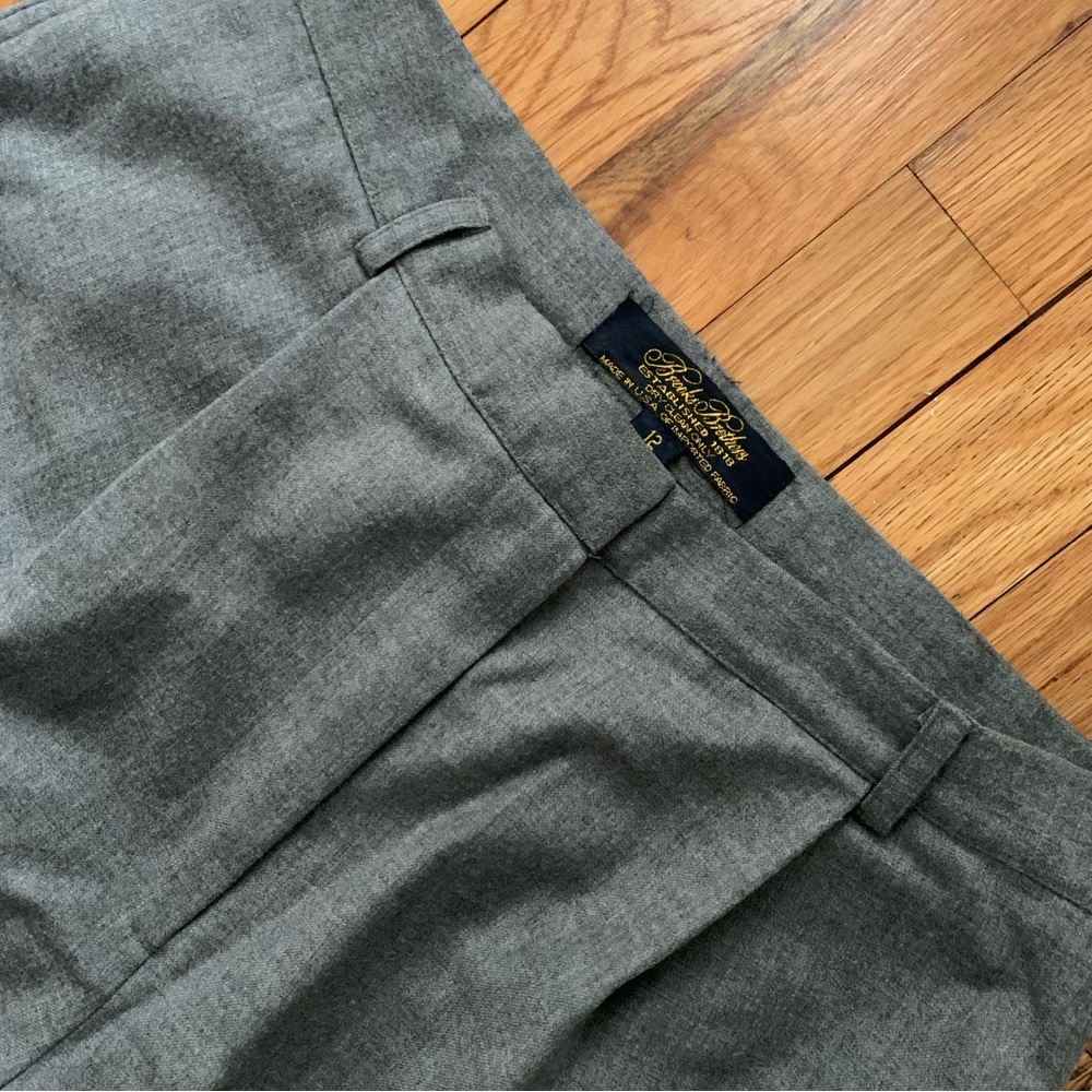 Brooks Brothers Gray Dress Trousers
